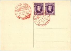 Andrej Hlinka's obituary postcard. So. Stpl