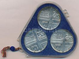 1977. 200Ft Ag (3xklf) "Magyar festők II. / Csontváry, Mányoki, Rippl-Rónai" eredeti, plom...