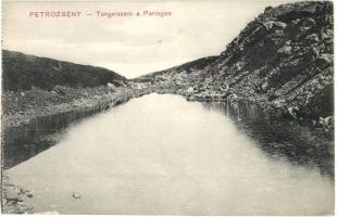 Petrozsény, Petrosani; Tengerszem a Paringon. Henz Henrik kiadása 1909. / lake, Muntii Parang