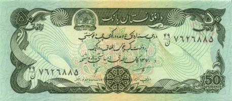 Afganisztán 1979-93. 50A, 100A, 500A, 1000A, 10.000A + 2002. 1A, 2A, 5A T:I Összesen 8klf db!