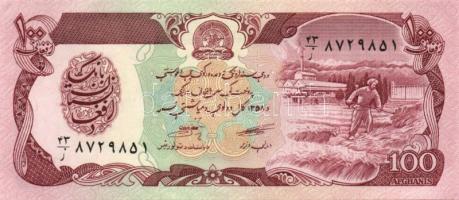 Afganisztán 1979-93. 50A, 100A, 500A, 1000A, 10.000A + 2002. 1A, 2A, 5A T:I Összesen 8klf db!