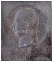 Telcs Ede (1872-1948) 1916. Erich von Falkenhayn-t ábrázoló cink plakett, hátoldalán Szent György (76,84g/64,5x54,5mm) T:2,2- oxidáció / Hungary 1916. Zinc plaque depicting Erich von Falkenhayn, Saint George on back. DE FALKENHAYN / INCLYTO ARMORVM VICTRICIVM DVCI / GRATA IN AEVVM LIB REG HUNG CIV / MAROS-VÁSÁRHELY Sign.: Ede Telcs (76,84g/64,5x54,5mm) C:XF,VF oxidation HP 6117.