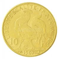 Franciaország 1907. 10Fr Au (3,2g/0.900) T:2,2-
France 1907. 10 Francs Au (3,2g/0.900) C:XF,VF
Kra...