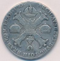 Osztrák Németalföld 1795C Tallér Ag "II. Ferenc" (29,17g) T:2-,3 fülnyom
Austrian Netherl...