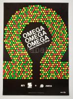 1984 Omega Omega Omega, a zenekarról készült koncertfilm plakátja, rendezte: Jancsó Miklós, 56x40 cm