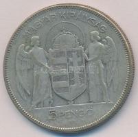 1930. 5P Ag "Horthy jobbra" T:3
Adamo P8