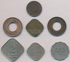 Brit-India 1920-1947. 1p-2A (7xklf) T:1-,2
British India 1920-1947. 1 Pice - 2 Anna (7xdiff) C:AU,X...