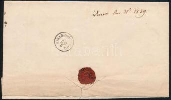 5kr II. levélen 10kr portóval "ÉR-SEMJÉN" - Diószeg 5kr on cover with 10kr postage due &qu...