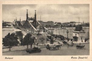 Budapest, Ferenc József híd, villamosok (EB)