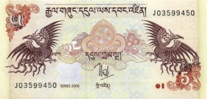 Bhután 1985-86. 1N, 2N, 5N + 2006. 1N, 5N T:I