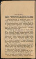 1898 Monte-Christo grófnak csodás története. Bp.,1898, Rózsa Kálmán és neje, 31 p