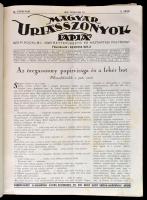 1932 Magyar Uriasszonyok Lapja, IX. évf. 1-18 . szám. Szerk.: Kertész Béla. Számos illusztrációval, ...