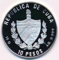 Kuba 1999. 10P Ag "Johann Wolfgang Goethe" T:PP 
Cuba 1999. 10 Pesos Ag "Johann Wolf...