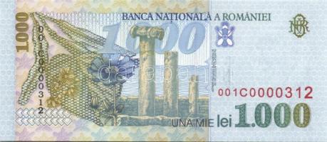 Románia 1998. 1000L, 5000L + 1999. 2000L "Napfogyatkozás" T:I
