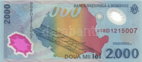 Románia 1998. 1000L, 5000L + 1999. 2000L "Napfogyatkozás" T:I