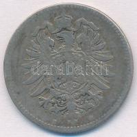 Német Birodalom 1875B 1M Ag T:3 
German Empire 1875B 1 Mark Ag C:F 
Krause KM#7