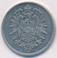 Német Birodalom 1881A 1M Ag T:2- 
German Empire 1881A 1 Mark Ag C:VF
Krause KM#7