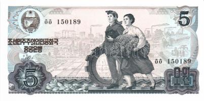 Észak-Korea 1978. 1W, 5W 4klf színű sorszámmal és/vagy bélyegzővel, 10W 3klf színű sorszámmal és/vag...