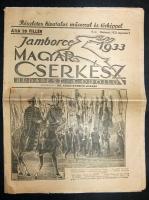 1933 Magyar Cserkész újság Gödöllői Jamboree-val foglalkozó száma (műsor, térképek)
