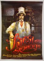 1986 Khell Csörsz (1953-): Kicsi, de szemtelen, olasz film plakát, 81x56,5 cm