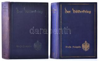 Der Völkerkrieg. III-IV. Szerk.: E. H. Baer. Stuttgart-Wien,é.n.,Julius Hoffmann-Österreichisches Verlags-Institut. Német nyelven. Kiadói kopott egészvászon-kötés.