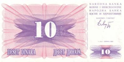 Bosznia-Hercegovina 1992. 10D, 25D, 50D, 100D, 500D, 1000D T:I