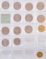 ~150db-os vegyes külföldi fémpénz tétel albumba rendezve, közte Nepál, Hollandia, Új-Zéland, Nicarag...