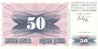 Bosznia-Hercegovina 1992. 10D, 25D, 50D, 100D, 500D, 1000D T:I