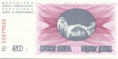 Bosznia-Hercegovina 1992. 10D, 25D, 50D, 100D, 500D, 1000D T:I