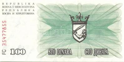 Bosznia-Hercegovina 1992. 10D, 25D, 50D, 100D, 500D, 1000D T:I