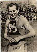 Friedrich Janke (ASK Vorwärts Berlin). Kandidaten für die Olympischen Sommerspiele / German long-distance runner, Candidates of the 1960 Summer Olympics in Rome (non PC) (holes)