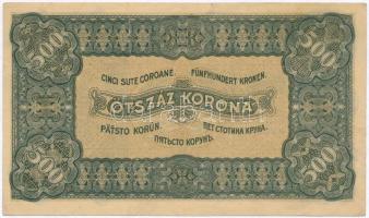 1923. 500K nyomdahely jelölés nélkül T:III szép papír
