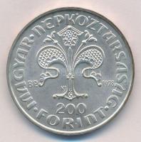 1978. 200Ft Ag "Első magyar aranyforint" T:BU 
Adamo EM56