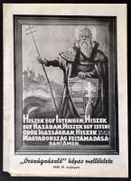 1939 Országzászló beszámoló, 4. évf., kissé foltos papírkötésben, érdekes írásokkal