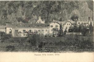 Gries-San Quirino, Gries-Quirein (Bolzano, Bozen; Südtirol); Pension Villa Gruber + 1916 K.u.K. Reservespital in Bozen Militärpflege