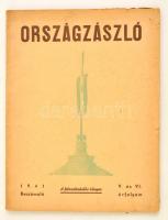 1941 Országzászló beszámoló, 5-6. évf., papírkötésben, érdekes írásokkal, képekkel