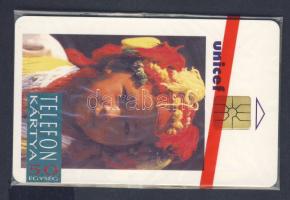 1993 Unicef 50 egységes telefonkártya eredeti csomagolásban