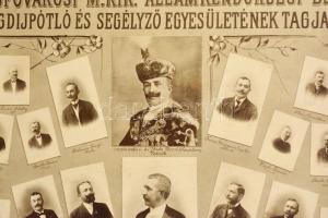 1907 A székesfővárosi m. kir. államrendőrségi detectiv egyesület nyugdíjpótló és segélyező egyesület...