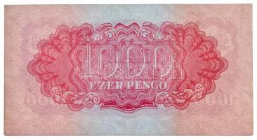 1944. 1000P "A Vöröshadsereg Parancsnoksága" T:III kis szakadás, fo.
/ Hungary 1944. 1000...