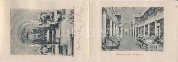 Pannonhalma, leporellocard belül vasútállomás (EB)