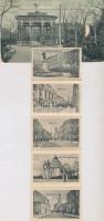 Székesfehérvár, Zichy liget. leporellocard belül Központi Tűzőrség (Rb)