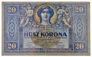 1919. 20K T:III / Hungary 1919. 20 Korona C:F Adamo K19