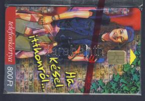 1999 Telefonálj haza 800 ft-os telefonkártya eredeti csomagolásban