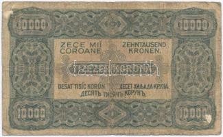 1923. 10.000K "Magyar Pénzjegynyomda Rt. Budapest" T:III-,IV