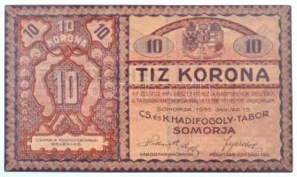 Somorja / hadifogolytábor 1916. január 15. 10K két nagybetűs sorozatszám, arab sorszám ("EE 029...