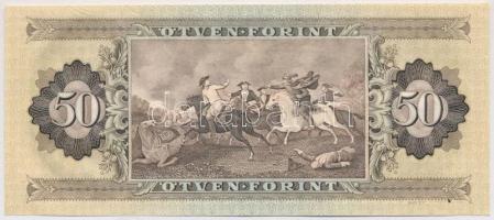 1986. 50Ft Fekete János, az Magyar Nemzeti Bank elnökhelyettesének szignójával T:III