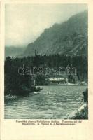 Tátra, Tatry; Poprádi-tó és Majláth menház / Popradské pleso, Majláthovou útulnou / lake and rest house