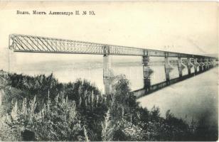 Syzran, Alexander Railway Bridge (Syzransky bridge) over the Volga River (EK)