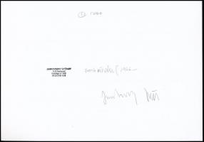 1968 Jankovszky György(1946-): Budapest Kerepesi temető, feliratozva, aláírt, pecséttel jelzett, kar...