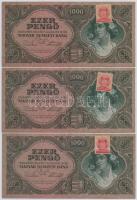 1945. 1000P (6x) sorszámkövető T:II